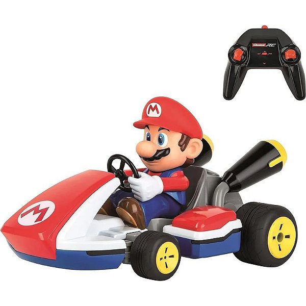 Veículo de Controle Remoto Mario Kart com Ação de Inclinação Corporal 2.4GHz - Carrera