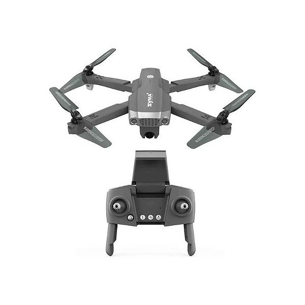 Drone Syma X30 com Câmera 4K, Controle Wi-Fi e GPS - Cor Cinza