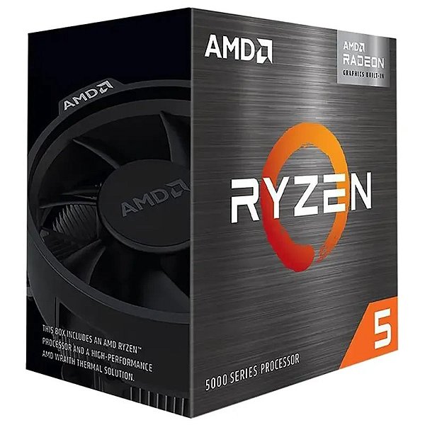 Processador AMD Ryzen 5 5600G 3.9GHz 6 Núcleos com Cooler - Socket AM4