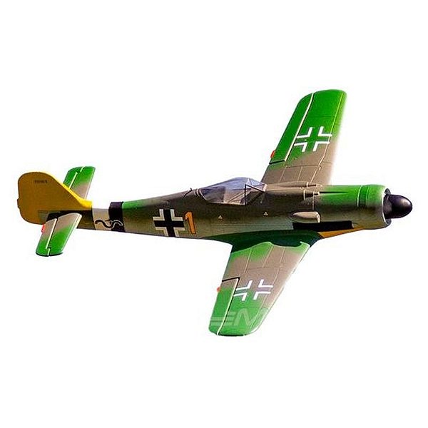 Avião de Controle Remoto FW-190 D-9 Dora 850MM PNP FLW102P - Planos de Vôo Avançados