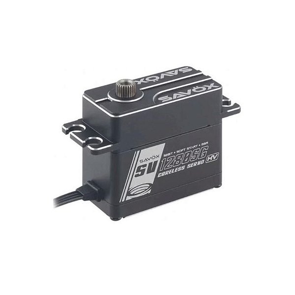 Servomotor Savox SV-1280SG HV Edição Preta 8.4V 55KG 0.12S (Coreless)