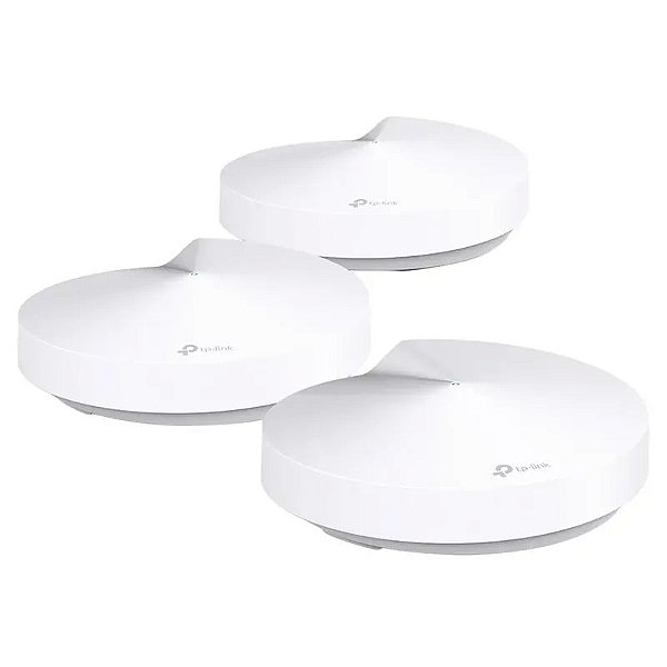 Roteador Tp-Link Deco M5 Ac1300 Sistema Wifi Bivolt - Pacote Com 3 Unidades