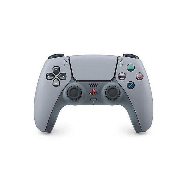 Controle Sem Fio Sony DualSense Edição Limitada 30 Anos para PS5 - Cinza Japão
