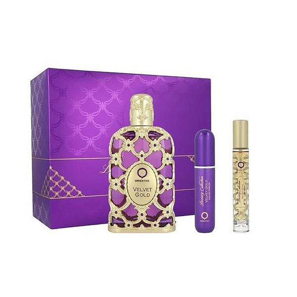 Perfume Orientica Velvet Gold EDP 80ML com Miniatura de 10ML - Elegância e Sofisticação