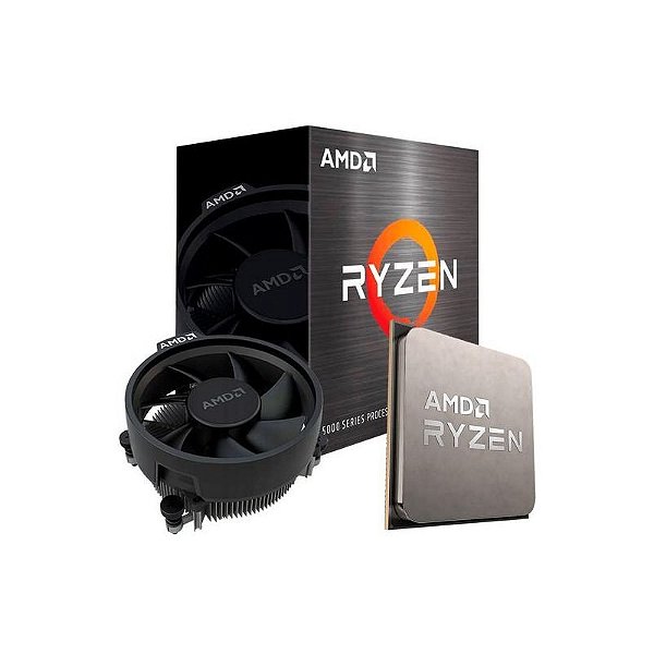 Processador AMD Ryzen 5 5600GT AM4, 6 Núcleos, 12 Threads, 3.6GHz Turbo até 4.6GHz
