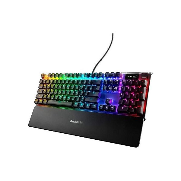 Teclado Mecânico Gamer Steelseries Apex 7 RGB USB - Preto (Inglês)