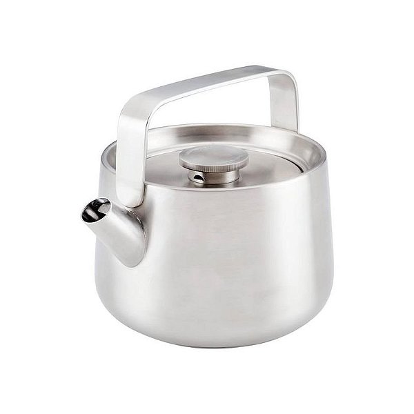 Chaleira de Aço Inoxidável Kitchenaid 1.8L para Indução com Acabamento Escovado