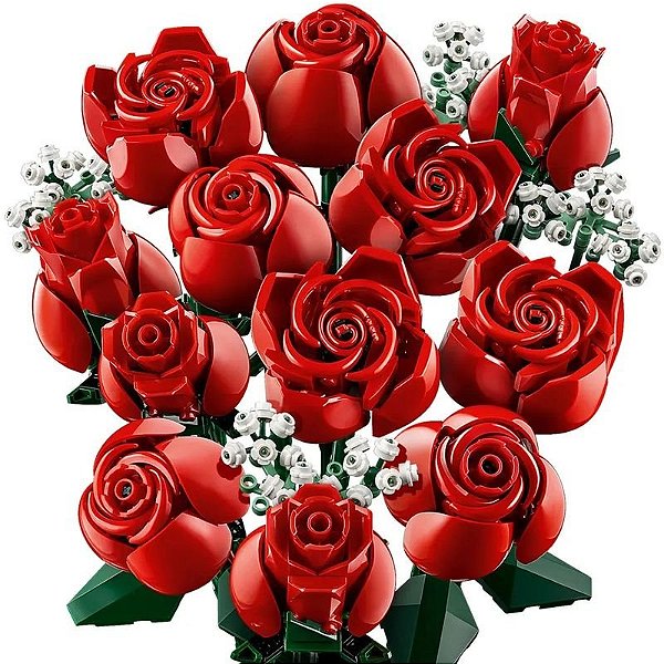 Lego Coleção Botânica - Buquê de Rosas (10328) com 822 Peças