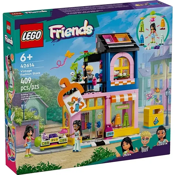 Loja de Moda Vintage Lego Friends - 42614 409 Peças