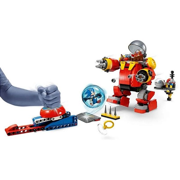 Lego Sonic vs. Dr. Eggman: Batalha no Death Egg Robot - 76993 (615 peças)