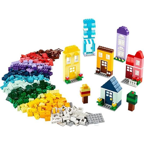 Lego Clássico Conjunto Criativo de Casas - 11035 (850 Peças)