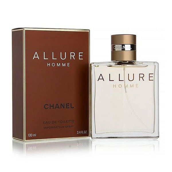 Perfume Chanel Allure Homme Eau de Toilette 100ML - Elegância e Sofisticação em Cada Frasco