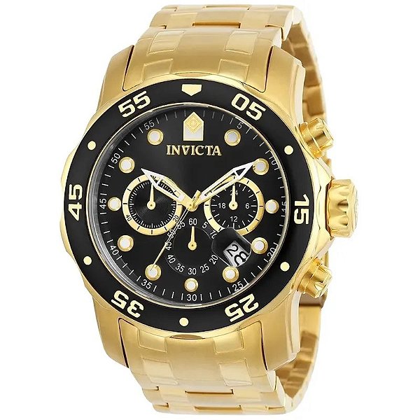 Relógio Masculino Analógico Invicta Pro Driver 0072 - Estilo e Precisão em Cada Detalhe