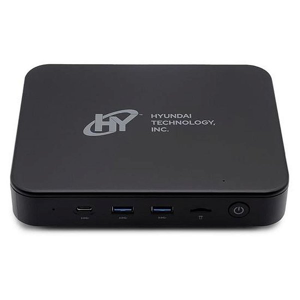 Mini PC Hyundai MC4 com Intel Celeron N4020, 128GB e 4GB RAM - Preto