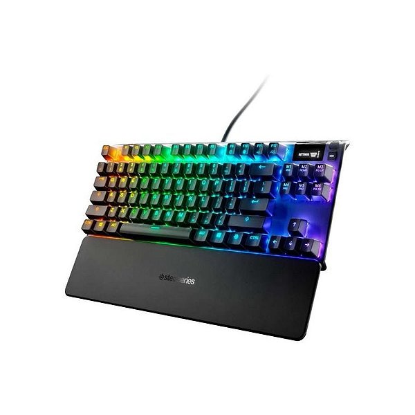 Teclado SteelSeries Apex Pro TKL RGB - Preto (Inglês) para Gamer