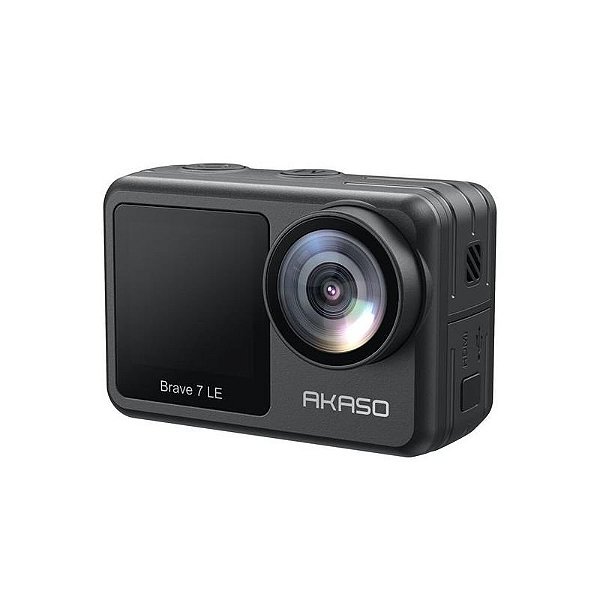 Câmera de Ação Akaso Brave 7 LE - 4K, 20MP, Wi-Fi, Cor Preta, Alta Performance