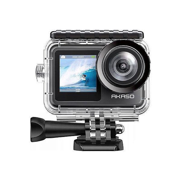 Câmera de Ação Akaso Brave 7 Le 4K 20MP à Prova d'Água - Preta