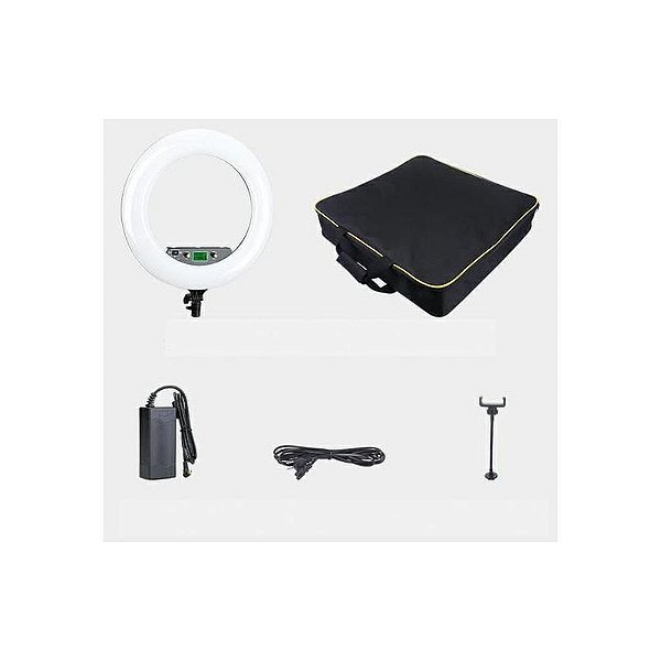 Aro De Luz Led Nicefoto 18 Bi-Color Com Tripé - Fotografia Profissional