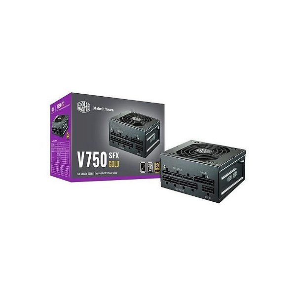 Fonte de Alimentação Cooler Master V750 Sfx Gold 80Plus. 750W