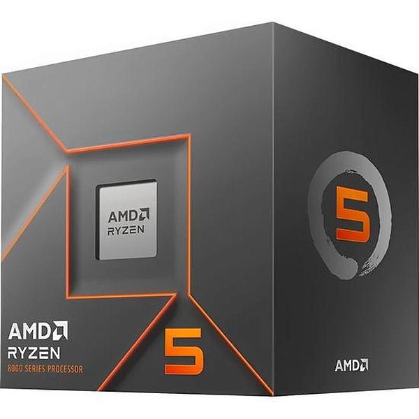 Processador AMD Ryzen 5 8400F 4.2GHz 6 núcleos com Cooler - Desempenho Superior