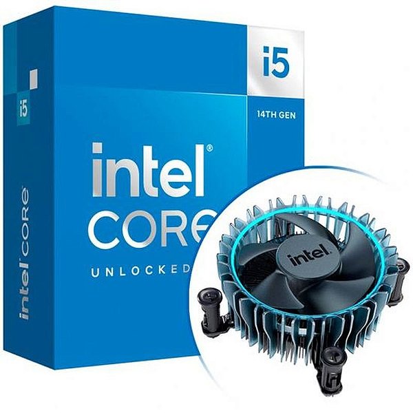 Processador Intel Core i5 14400F 2.5GHz (4.7GHz Turbo) - LGA 1700, 20MB Cache, Box