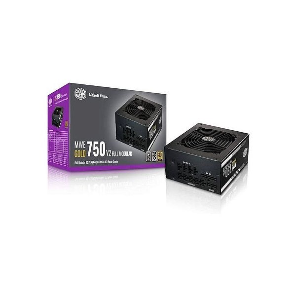 Fonte de Alimentação 750W Cooler Master Gx Iii 750 Gold ATX3.0