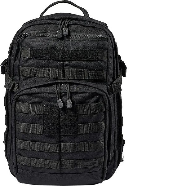 Mochila Tática 5.11 Rush12 2.0 - 24 Litros - Preto - Modelo 56561-019