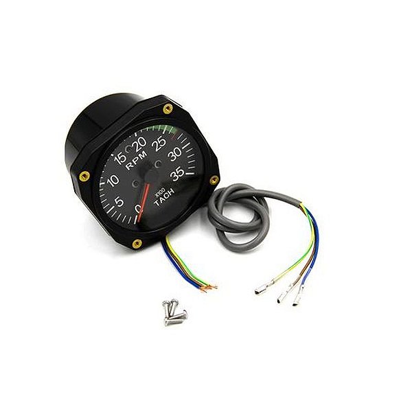 Tacômetro Cfi 3500Rpm 1 Ou 2 Impulsos/Rev 3-1/8 Mr3-35