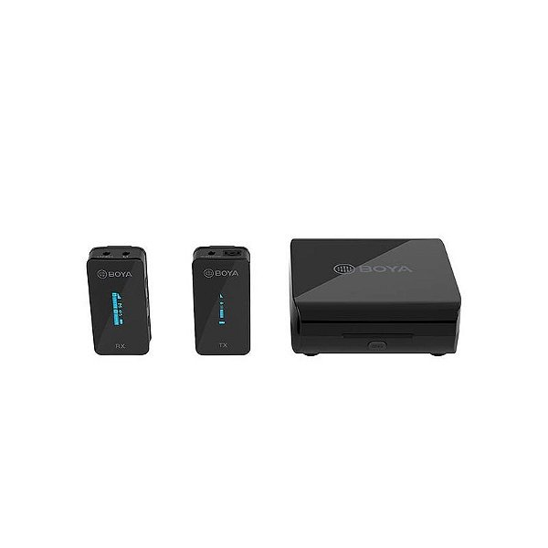 Microfone Sem Fio Profissional Boya By-Xm6-K1 - Preto