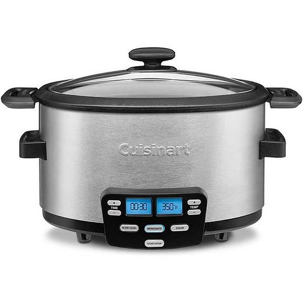 Panela Elétrica Multifuncional Cuisinart Msc-400 3 Em 1 3.8L Inox 110V