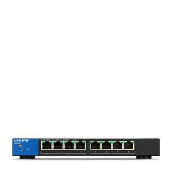Switch Portátil Linksys LGS308P 8 Portas Inteligente - Para Empresas