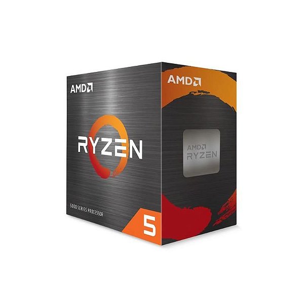 Processador AMD Ryzen 5 5600X AM4, 6 Núcleos, 12 Threads, até 4.6GHz Turbo, Cache 3MB