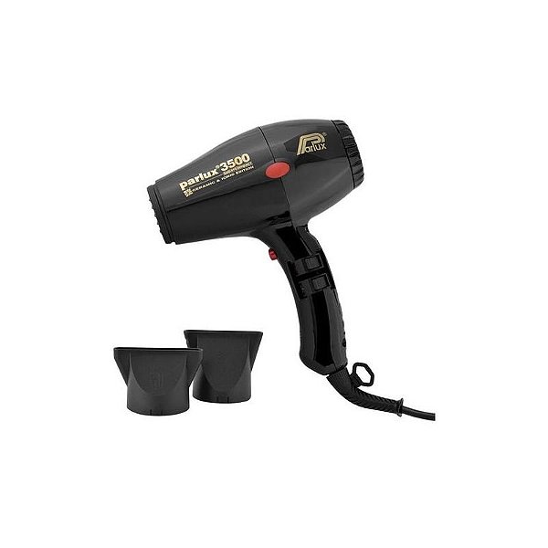 Secador de Cabelo Parlux 3500 Ceramic Ion - Preto 220V