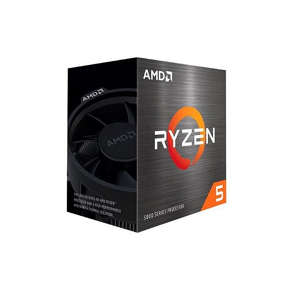 Processador AMD Ryzen 5 5600X AM4 4.6GHz - Desempenho Superior para Gaming e Produtividade