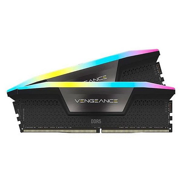 Memória RAM Corsair Vengeance RGB 32GB (2x16GB) DDR5 6400MHz - CMH32GX5M2B6400C32
