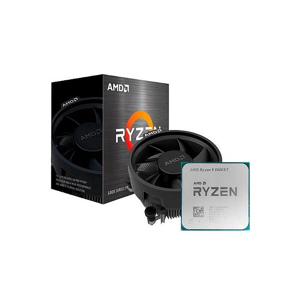 Processador AMD Ryzen 5 5600XT AM4 4.7GHz 35MB - Alta Performance para Jogos e Multitarefa