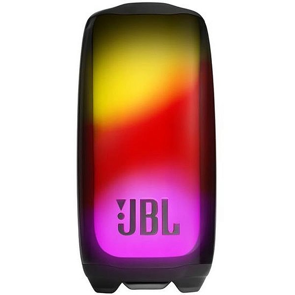 Caixa De Som Bluetooh Jbl Pulse 5 - Portátil, Preto Com Iluminação Led
