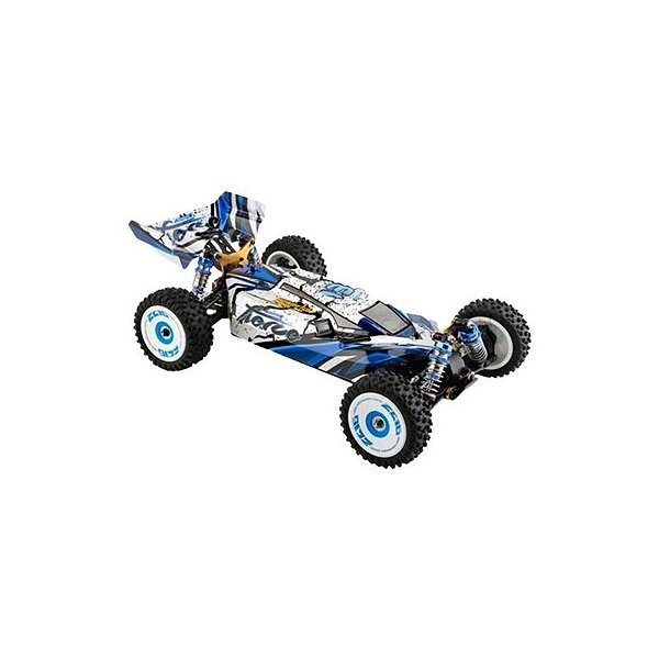 Carrinho Wltoys 1/12 Força de Corrida 75KM 4WD 124017 - Azul