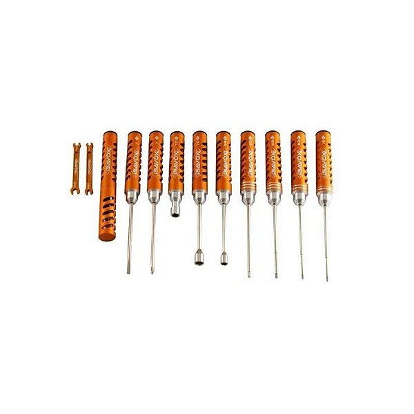 Chave de Fenda Profissional Savox - Conjunto de 12 Peças - Modelo TS01