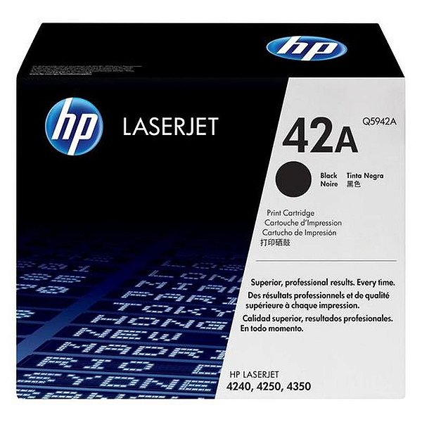 Toner Hp Q5942A 42A Preta