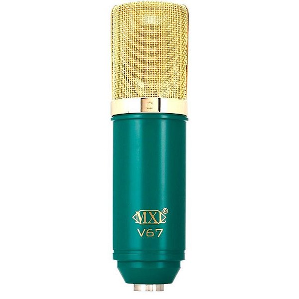 Microfone Profissional Mxl V67G Verde - Kit de Acessórios Completo