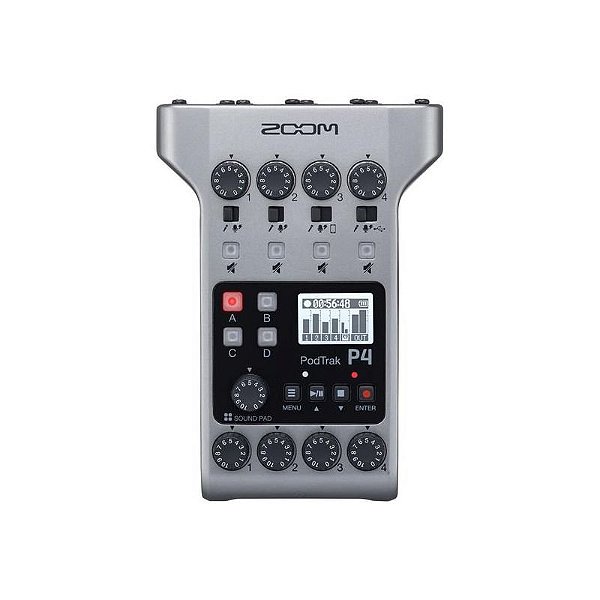Gravador de Áudio Profissional Zoom Podtrack P4