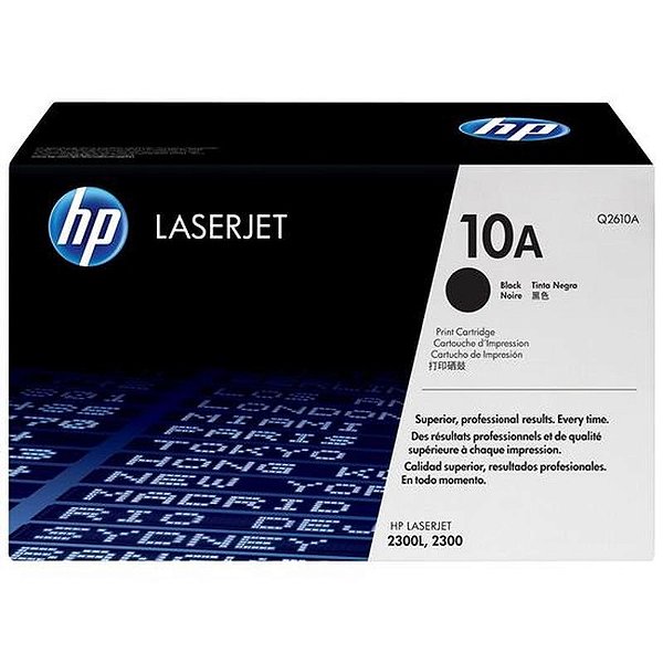 Toner Hp Q2610A 10A Preta