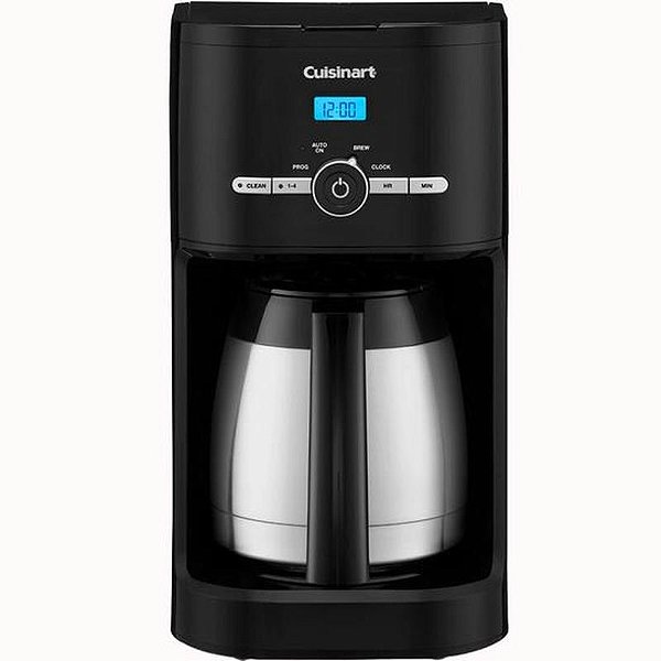 Cafeteira Térmica Cuisinart Clássica 10 Xícaras 110V - Preta DCC-1170BK