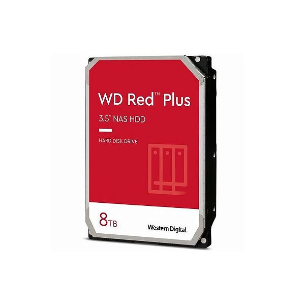Disco Rígido Western Digital Red Plus NAS 8TB 3.5 SATA 3 5640RPM - WD80EFPX