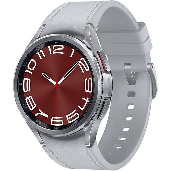 Relógio Inteligente Samsung Galaxy Watch 6 Classic SM-R950NZ - 43MM - Bluetooth, Wi-Fi e GPS - Prata