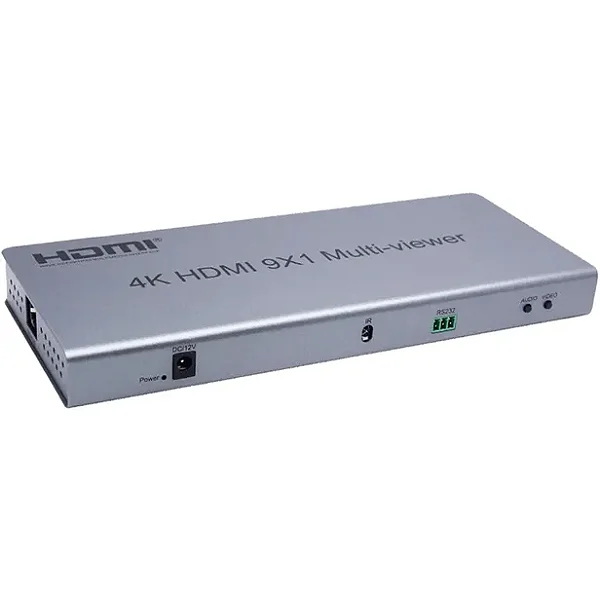 Comutador HDMI 9 Portas 4K 60Hz - Interrupção Sfx Multi Viewer HDsw9 Q HD - Ideal para Áudio e Vídeo.