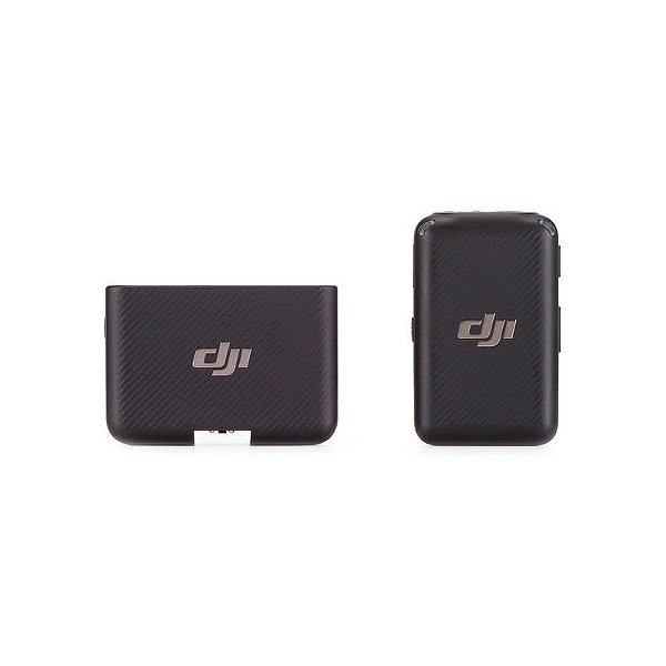Microfone Sem Fio Digital DJI Mic (1 Transmissor + 1 Receptor) - Cinza