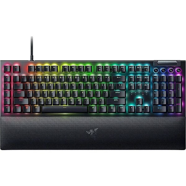 Teclado para Jogos Razer BlackWidow V4 com Switch Amarelo e Conexão Fisica - Português