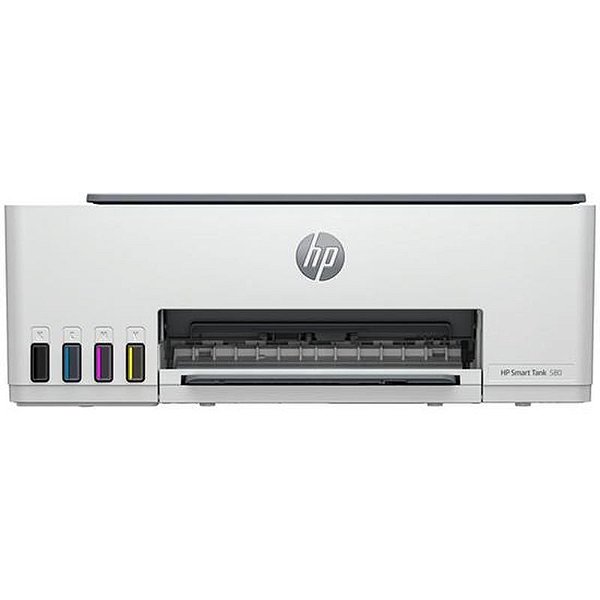 Impressora Multifuncional HP Smart Tank 580 - Cor Branca e Alta Performance